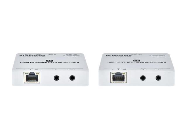 Monoprice Blackbird 4K HDMI Extender over Ethernet CAT5e/6/7 70m HDMI Loop Out Smart EDID Power over Cable (PoC) - image 3