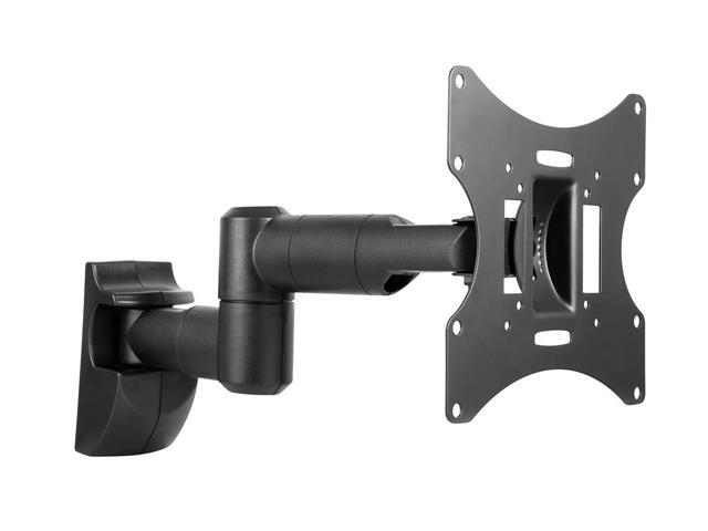 Monoprice Full-Motion Articulating TV Wall Mount Bracket - For TVs 23in to 42in Up to 66 lbs, Cable Covers, Fits Curved Screens, Flat, LED, OLED, LCD