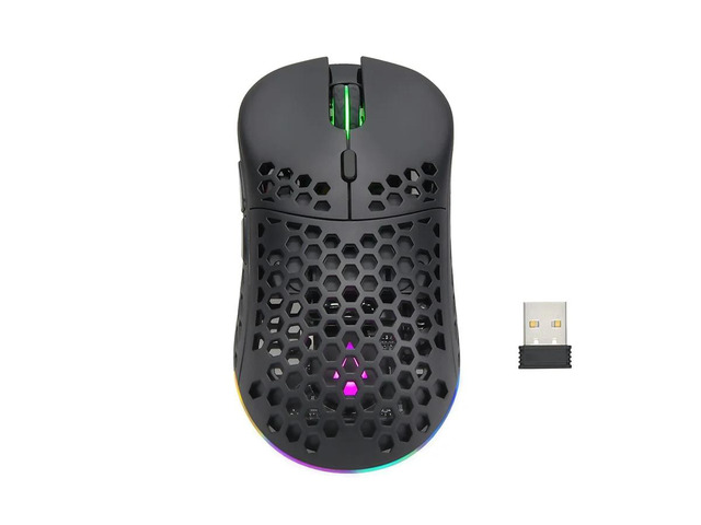 Monoprice Hyper-K Wireless Ultralight Gaming Mouse, PixArt Optical Sensor and Offers 6 Programmable DPI Settings Ranging from 800 to 16,000 DPI -...