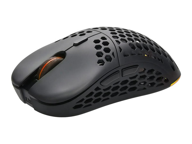 Monoprice Hyper-K Wireless Ultralight Gaming Mouse, PixArt Optical Sensor and Offers 6 Programmable DPI Settings Ranging from 800 to 16,000 DPI -...