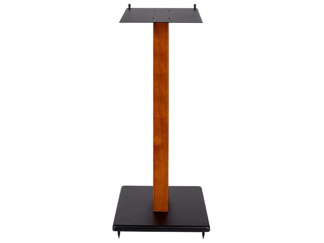 Monoprice Monolith 32in Cherry Wood Speaker Stand with Adjustable Top Plate, Cherry (Each) Hold Speakers Weighing Up To 75 Pounds, Perfect For...