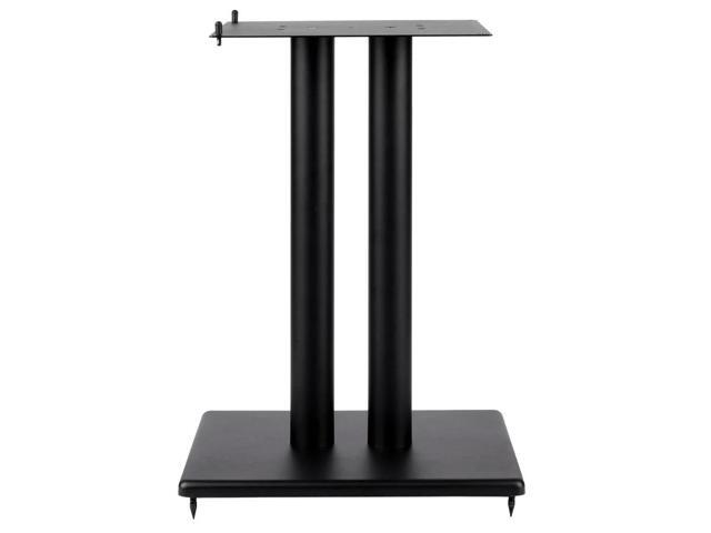 Monolith 24in Steel Speaker Stand with Adjustable Top Plate (Each) Hold Speakers Weighing Up To 75 Pounds, ScratchResistant, Perfect For Center or...