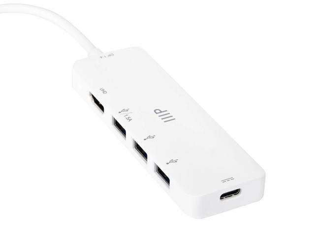 Monoprice 5-in-1 USB-C to 4K HDMI Display Adapter and USB Hub (4K@60Hz) Fast Charge, 100W PD 3.0, Docking Station Dongle for MacBook Air Pro and More