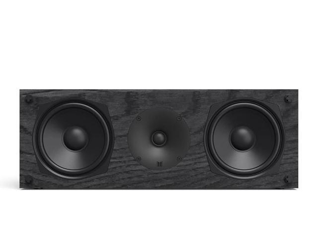 Monolith C5 Center Channel Speaker - Black (Each) Powerful Woofers, Punchy Bass, High Performance Audio, For Home Theater System - Audition Series