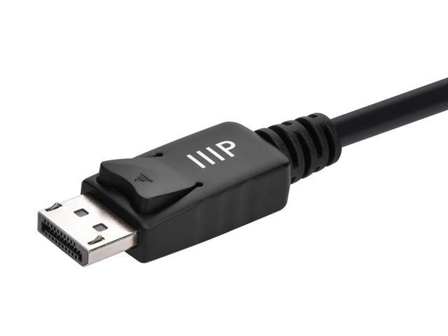Monoprice DisplayPort 1.4 Cable to 8K HDMI - 10 Feet 30AWG, 8K@60Hz, Up To 32.4Gbps Bandwidth, For Video Game Console, Gaming Monitor, Apple TV,...