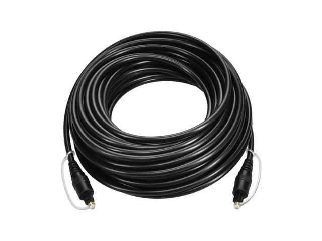 Monoprice S/PDIF (Toslink) Digital Optical Audio Cable - 50 Feet Gold Plated Ferrule,Molded Strain Relief