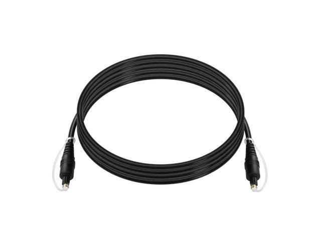 Monoprice S/PDIF (Toslink) Digital Optical Audio Cable - 10 Feet - Black Gold Plated Ferrule,Molded Strain Relief
