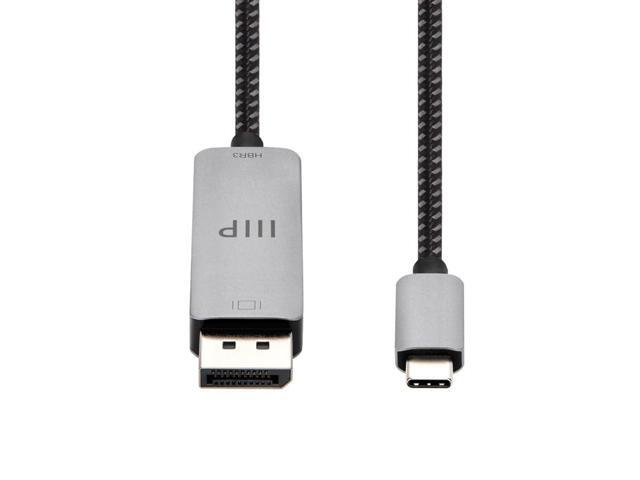 Monoprice USB-C to DP Cable - 6 Feet 8K@60Hz, 4K@144Hz/120Hz, 2K@240Hz, Compatible with MacBook Pro/Air, iPad Pro, USB-C Port Android, Laptops,...