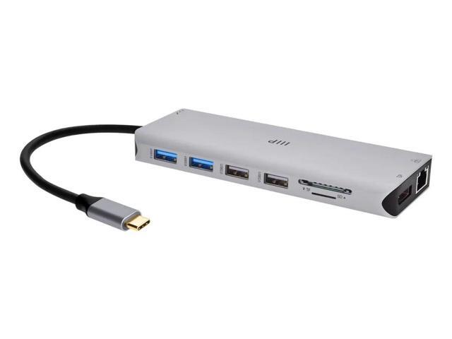 Monoprice 13-in-1 Dual-HDMI + DisplayPort Multi-Stream Transport (MST) Dock