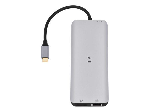 Monoprice 13-in-1 Dual-HDMI + DisplayPort Multi-Stream Transport (MST) Dock