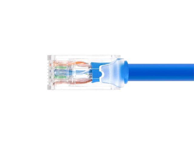 Monoprice Cat6A Component Level Patch Cable - 10 Feet - Blue UTP, 24AWG, 500MHz, Pure Bare Copper, Snagless RJ45, Ethernet Cable - Micro SlimRun...