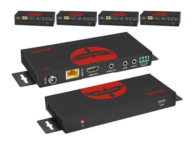 Monoprice Blackbird ProSeries 8x8 HDMI Matrix, 8 HDMI inputs, 8 HDMI and HDBaseT Mirrored Outputs, 18Gbps, 4K2K@60Hz (YUV 4:4:4), HDR, HDR10,...