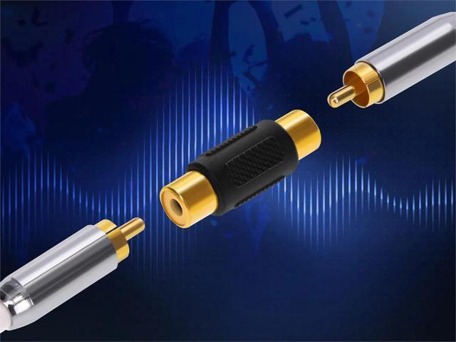 Monoprice Gold Plated RCA Jack to RCA Jack Adaptor