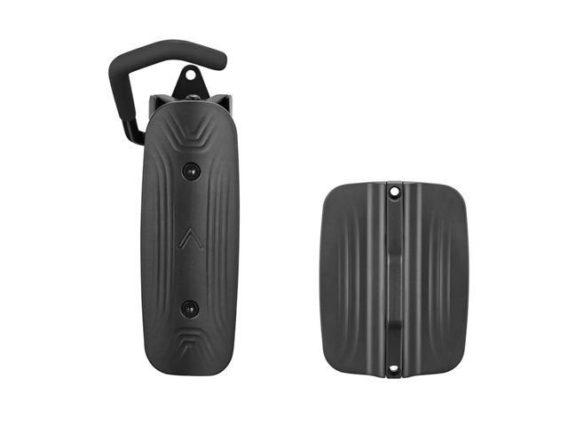 Monoprice On-Wall Rotating Vertical Bike Rack with Wall Mounted Rear Tire Stop Tray, 66 lbs Capacity, Bike Storage, Bike Hangers, For Road, Hybrid,...
