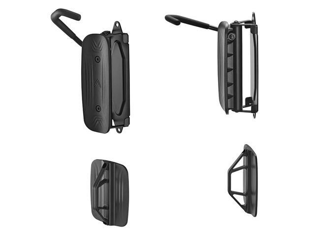 Monoprice On-Wall Rotating Vertical Bike Rack with Wall Mounted Rear Tire Stop Tray, 66 lbs Capacity, Bike Storage, Bike Hangers, For Road, Hybrid,...