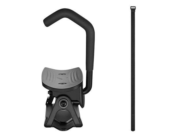 Monoprice On-Wall Rotating Vertical Bike Rack with Wall Mounted Rear Tire Stop Tray, 66 lbs Capacity, Bike Storage, Bike Hangers, For Road, Hybrid,...