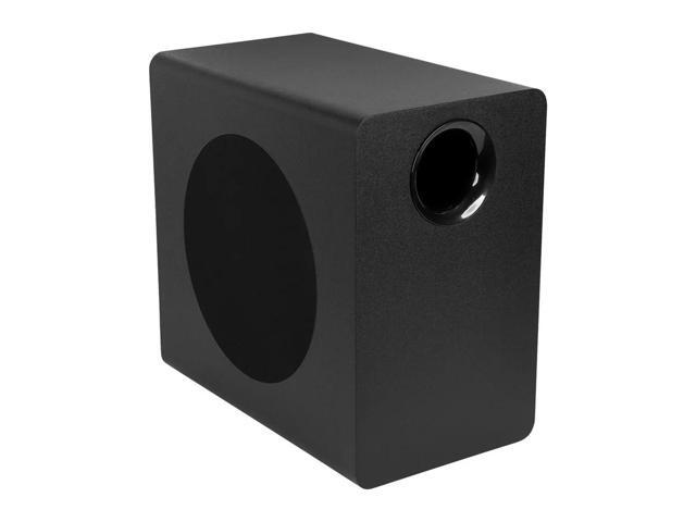 Monoprice CSW-10: 10' 200-Watt Compact Subwoofer, High-Level Speaker Inputs, Crossover Setting, RCA Inputs