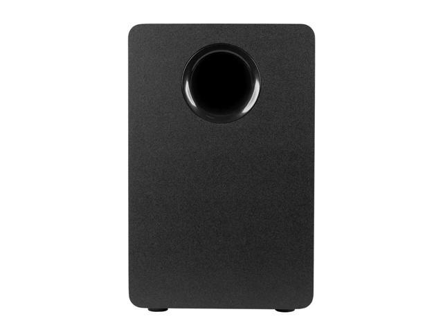 Monoprice CSW-12: 12' 400-Watt Compact Subwoofer, High-Level Speaker Inputs, Crossover Setting, RCA Inputs