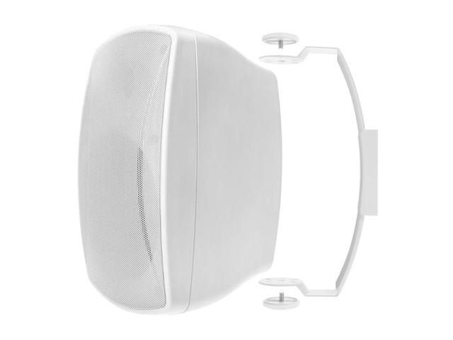 Monoprice WS-7B-62-W 6.5in. Weatherproof 2-Way 70V Indoor/Outdoor Speaker, White (Each) For Use In Whole Home Audio Systems, Restaurants, Bars,...