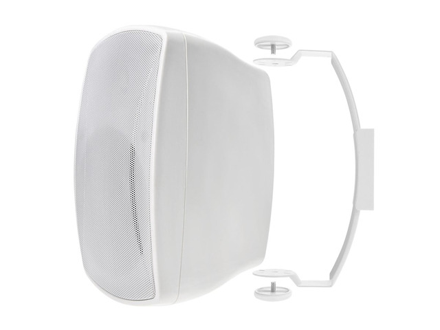 Monoprice WS-7B-52-W 5.25in. Weatherproof 2-Way 70V Indoor/Outdoor Speaker, White (Each) For Use In Whole Home Audio Systems, Restaurants, Bars,...