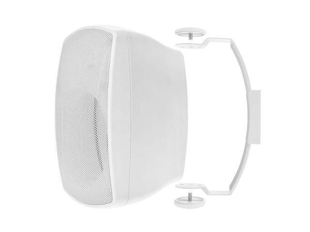 Monoprice WS-7B-42-W 4in. Weatherproof 2-Way 70V Indoor/Outdoor Speaker, White (Each) For Use In Whole Home Audio Systems, Restaurants, Bars,...