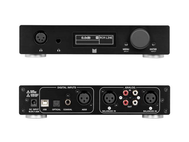 Monoprice Monolith Desktop Balanced Headphone Amplifier and ESS SABRE DAC with THX AAA Technology, Dirac Virtuo, MQA, Compatible with All...