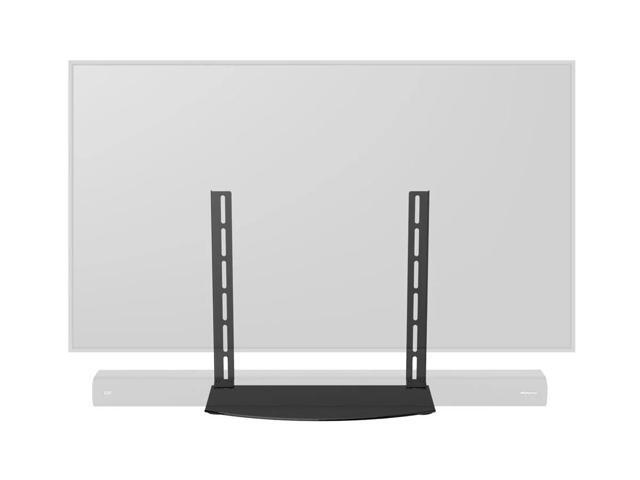 Monoprice TV Mounted Glass Shelf, Allows Above or Below TV Mounting of Blu-Ray Player, Cable Box, Game Console, Streamin