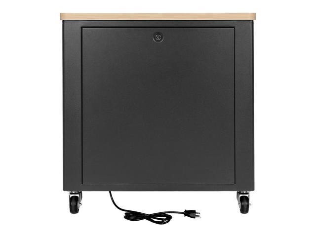 Monoprice Blackbird Pro 12U Quiet Network Rack, UltraQuiet Cooling, Removable Rear Panel, For Servers, Routers, UPS Systems, Switches, and...
