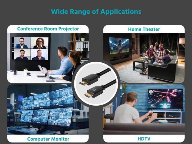 Monoprice Ultra 8K HDMI Cable - 10 Feet - Black | No Logo High Speed 8K@60Hz 48Gbps Dynamic HDR eARC Compatible With PS5 / Xbox Series X & Series S and More - image 6