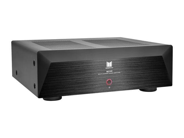 Monolith M2100X 2x90 Watts Per Channel Multi-Channel Home Theater Power Amplifier with RCA & XLR Inputs