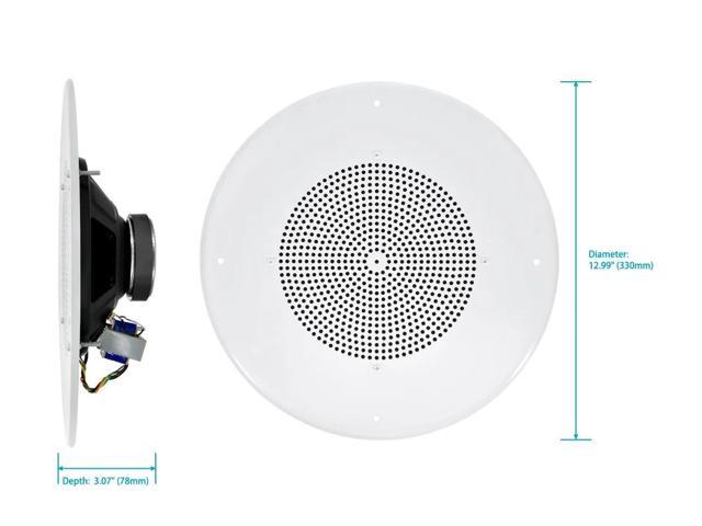 Monoprice 70V Music & Paging Speaker, For Paging, Background Music, and Notification in Stores, Restaurants, Schools, Malls