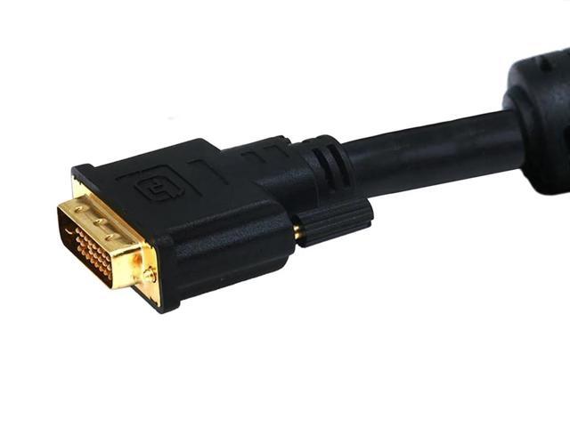 Monoprice 15ft 28AWG CL2 Dual Link DVI-D Cable - Black