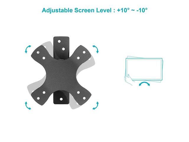 Monoprice Commercial Full Motion TV Wall Mount Bracket Long Extension Range to 3.9' For 13' To 27' TVs up to