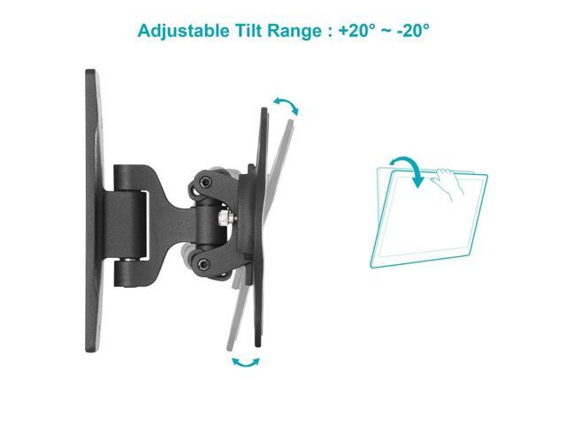Monoprice Commercial Full Motion TV Wall Mount Bracket Long Extension Range to 3.9' For 13' To 27' TVs up to