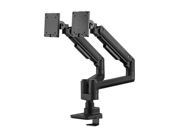 Workstream by Monoprice Heavy Duty Dual Monitor Gas Spring Desk Mount - Up to 35in/44 lbs Ultrawide Screens, Detachable