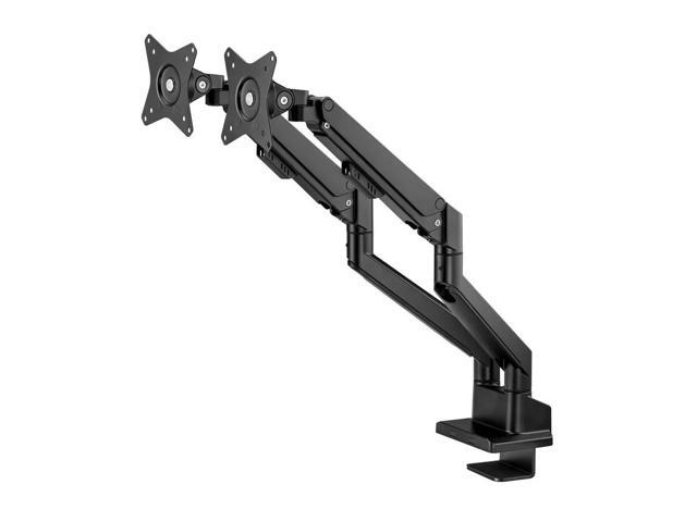 Workstream by Monoprice Low Profile Dual Monitor Gas Spring Desk Mount