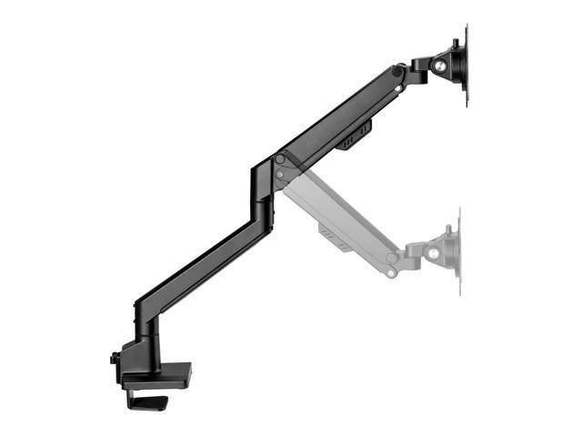 Workstream by Monoprice Low Profile Single Monitor Gas Spring Desk Mount - Up to 32in/19.8 lbs Screens, Detachable VESA