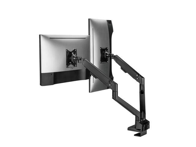 Workstream by Monoprice Low Profile Dual Monitor Gas Spring Desk Mount