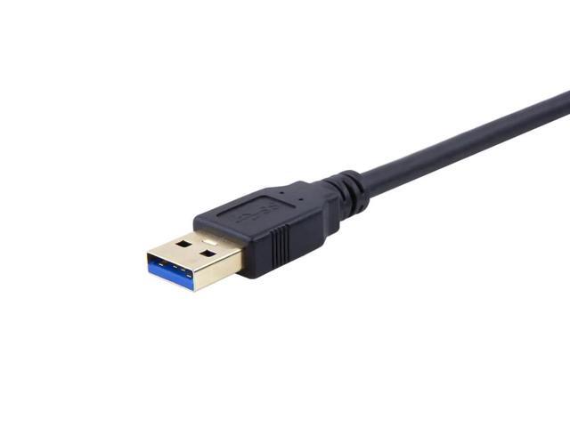 Monoprice USB-A to Micro B 3.0 Cable - 2 Meters - Black (3 Pack) Compatible with Samsung Galaxy S5, Note Pro 12.2, Note 3, WD Western Digital My...