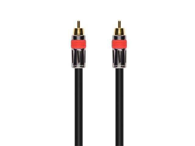 Monoprice 10ft High-quality Coaxial Audio/Video RCA CL2 Rated Cable - RG6/U 75ohm (for S/PDIF, Digital Coax, Subwoofer,