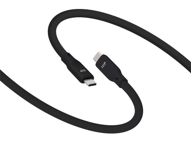 Monoprice USB4 Gen 2 Silicone Cable 6ft Black
