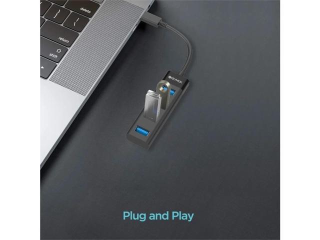 4-Port USB-C to USB 3.0 Type-A Hub