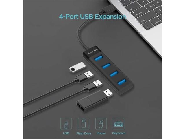 4-Port USB-C to USB 3.0 Type-A Hub