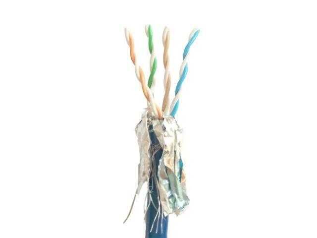 Monoprice Entegrade Cat8 Network Cable V2 - 1000 Feet - Blue 2GHz S/FTP Solid, 22AWG, Bulk Bare Copper, 40G, For Networking, LAN, Modem, Router