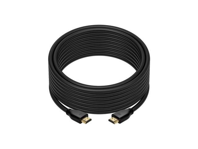 Monoprice 8K Certified Ultra High Speed HDMI Cable - 8K60Hz, 4K120Hz, 48Gbps, HDR, VRR, CL2 Rated, 20ft, Black