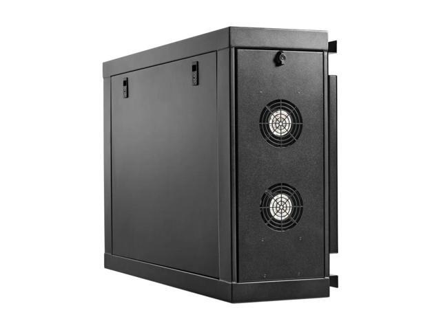 Eaton Tripp Lite Series SmartRack 4U Low-Profile Side-Mount Wall-Mount Mini Rack Enclosure, Black