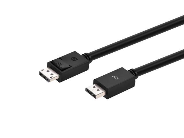 Monoprice DisplayPort 2.1 Cable, 80Gbps, 8K HDR, 4K240Hz, Ultra High-Speed, 5ft, Black