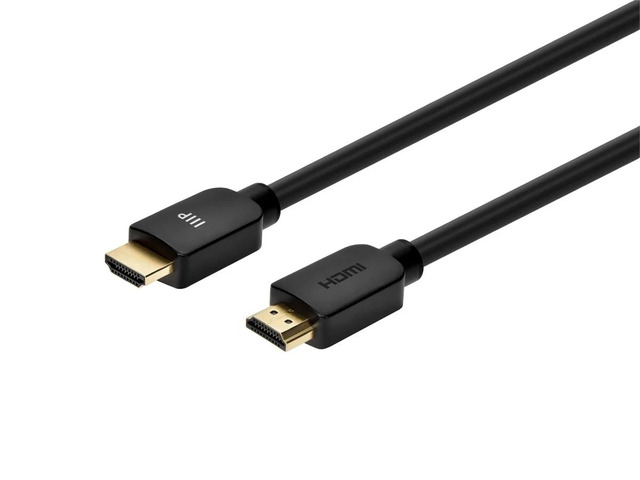 Monoprice 8K Certified Ultra High-Speed HDMI Cable - 8K60Hz, 4K120Hz, 48Gbps, HDR, VRR, VW-1 Rated, 10ft, Black
