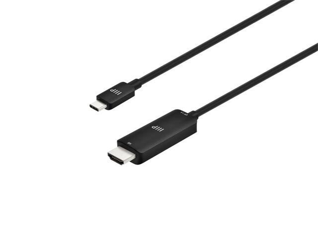 Monoprice USB-C to HDMI 2.1 Active Cable - 8K60Hz, Ultra High-Speed, 3ft, Black