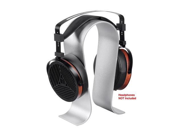 Monoprice Headphone Stand - Silver, Full Aluminum Construction, Solid And Stable, Fits Most Headphones